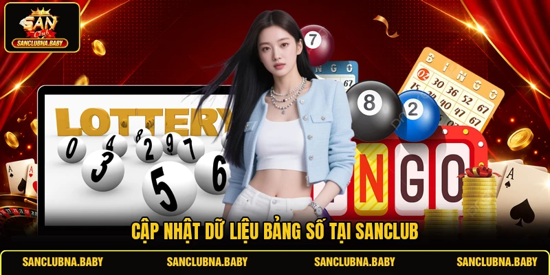 Cập nhật dữ liệu bảng số tại SANCLUB